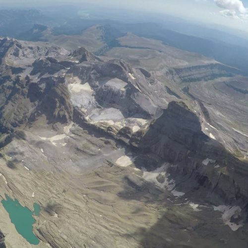 Parapente cross Pyrénées: de Barèges à Couraduque par Gavarnie - Altitude: 4634m