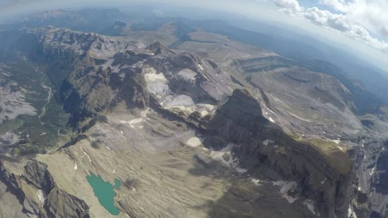 Parapente cross Pyrénées: de Barèges à Couraduque par Gavarnie - Altitude: 4634m