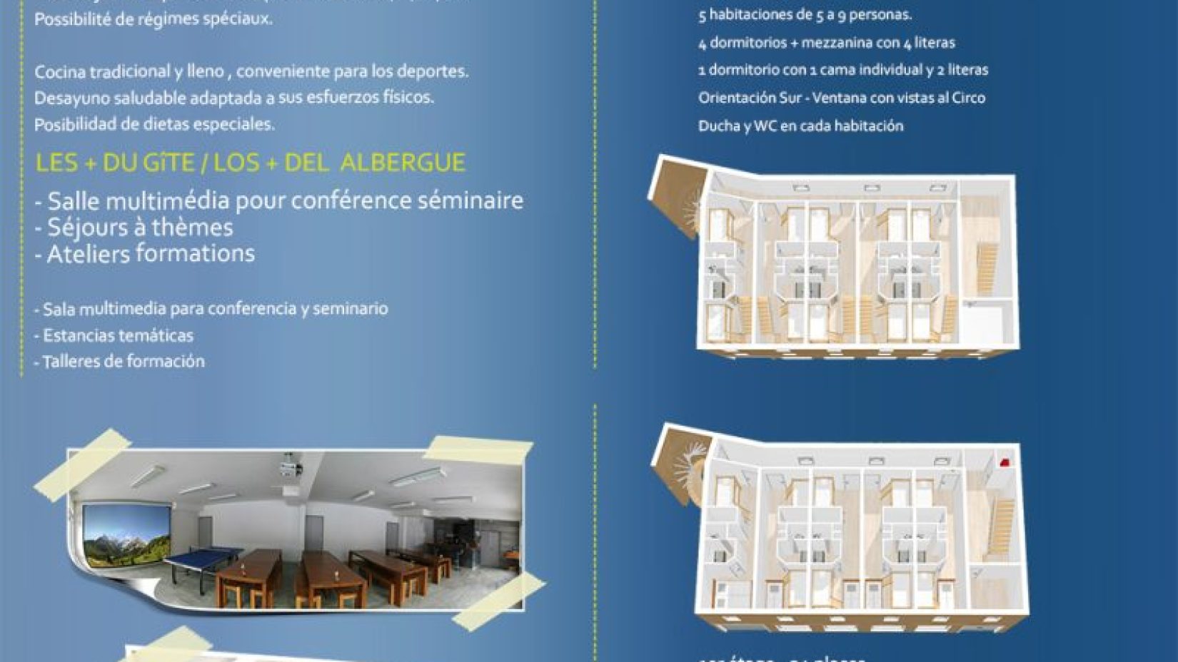 Brochure Gîte Albergue Oxygene Gavarnie