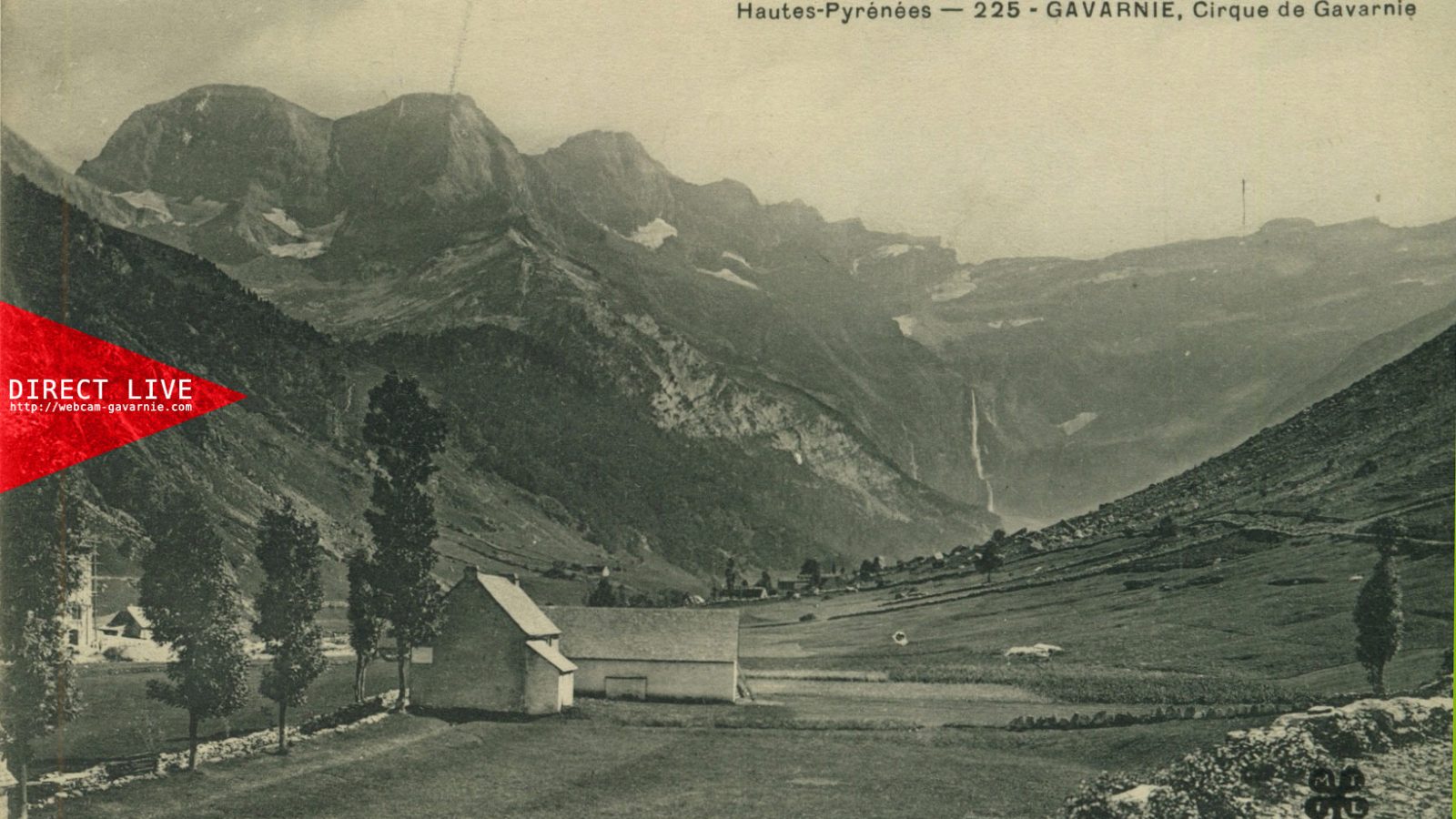 Gîte Albergue Oxygène Gavarnie Pyrénées - Webcam Gavarnie